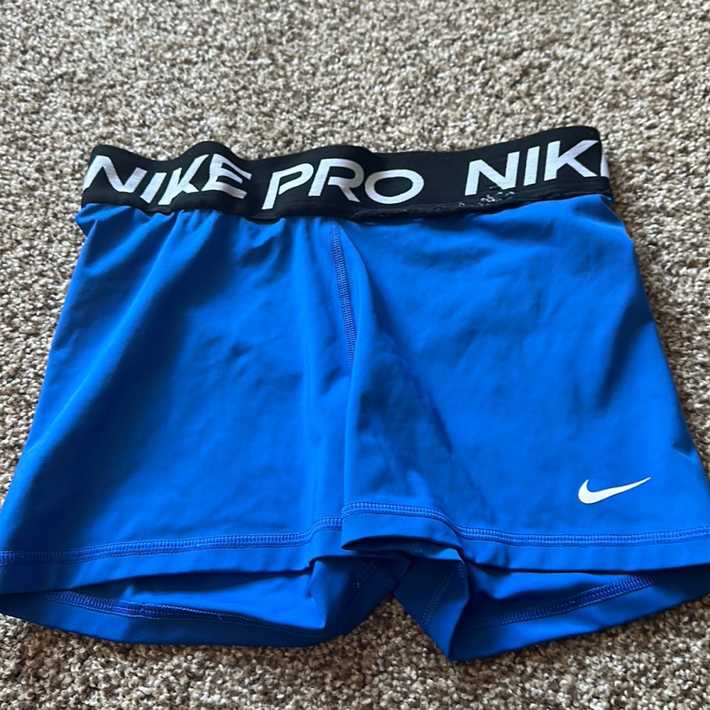 Blue nike pros